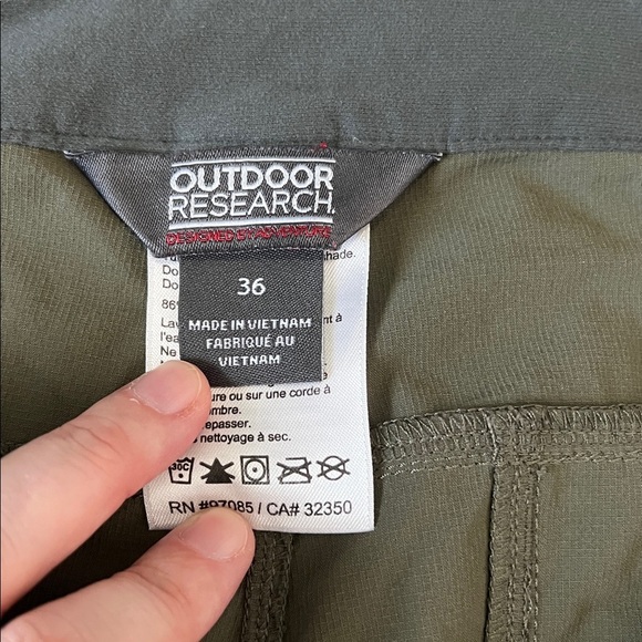 Outdoor Research Ferrosi Pant Green Size 36 * Flaw - Picture 6 of 11
